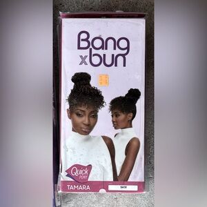 Outre Synthetic Hair Bun Quick Pony Bang X Bun Tamara - S4/30 - NEW